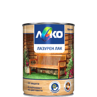 Леко лазурен лак